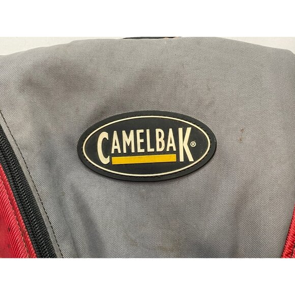 CamelBak Classic hiking backpack bike run hike no bladder 17" x 8" gray red - Picture 11 of 12